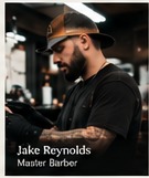 Jake Reynolds, master barber